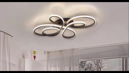 Modern Floor LED Ceiling Light Remote Control Nordic Ceiling Lamp For Living Room Bedroom Dining Room Home Indoor Lighting Decor