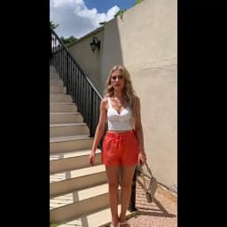 Summer New Comfortable Casual Commuting Silk Shorts Women's European High Waist Lace Loose Wide Leg Pants