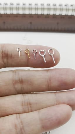 Solid 925 Sterling Silver DIY Jewelry Findings Pendant Bail Eye Pin Beads Cap Accessories Making Components Supplies