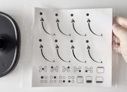 2pcs Flame Indicating Stickers Flame Indicators Ring Stove Labels Oven Replacement Adhesive Knob Symbols Cooktop Hob Cooker