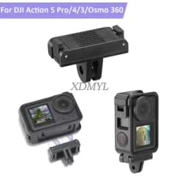 For DJI Action 5 Pro Camera Acceoories Magnetic Two Claw Adapter 1/4 Thread Universal Port Bracket For DJI Action 4/3/Osmo 360