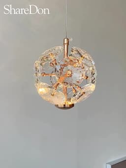 Modern K9 Pure Crystal Bedside Small Chandelier Light Lluxury Crystal Wall Lamp Corridor Ceiling Lamp Bar Decoration Noble Lamps