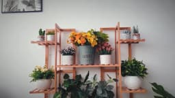 Multi-Tier Bamboo Plant Stand 48in Tall Wooden Flower Pot Display Shelf for Indoor Living Room Balcony Corner