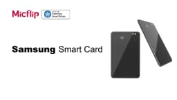Micflip Bluetooth Wallet Tracker Card for Samsung Galaxy Smart Tag 2 Tracking Locator Item Finder Works with Samsung SmartThings