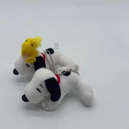 6 Piece 10cm Peanuts Snoopy Plush Soft Pendant Toys Christmas Snoopy Toys Wholesale Snoopy Toys