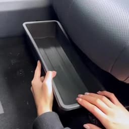 Under Seat Storage Box Universal Car Seat Bottom Organizer Box Removable Storage Box Gadget Case Universal Accessories