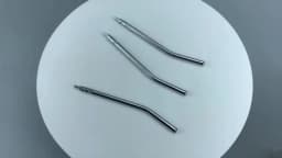 10Pcs Dental Nozzles Tips 3 Way Syringe Tips Stainless Steel Air Water Spray Triple Syringe Dentistry Chair Unit Spare Parts