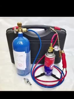 Butane Bottle Snap-On Safety Valve Gas Pressure Reducing Valve For Portable Gas Cylinders Flame Arrestor With Pressure Gauge