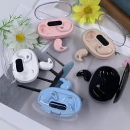 Sleep Wireless Headphones, Loud Volume, Matching Comfort, Touch Control, Semi-Open Back, No Tangles, with Wireless Charging Box
