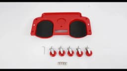 Rolling Knee Pad, Car Repair Knee Pads, Movable Knee Dolly Sponge Cushioned with Tool Tray 100kg/220.46lbs
