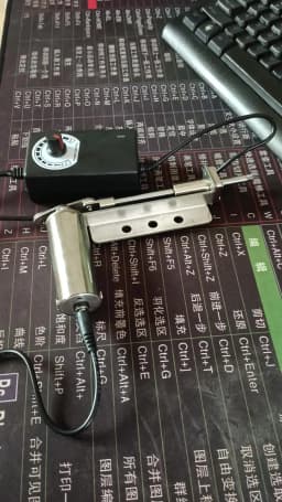 DC Reciprocating Linear Actuator All Metal Body Telescopic Rocker Actuator Stroke 39mm Motor M6 Thread 30-270 Times/min