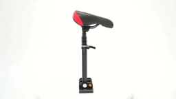 Adjustable Scooter Seat 45-65cm Electric Scooter Folding Saddle Seats Ergonomic PU Cushion Absorbing Seat with Screwdriver