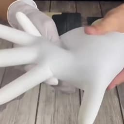 10-100PCS White Disposable Nitrile Gloves, Latex Free, Powder, Kitchen Cleaning Gloves Mechanic Security Protection Working Glov