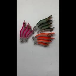 1 High-Quality Artificial Wooden Shrimp Bait Exported to Japan, Including Squid Hooks, Glowing Octopus Squid Fishing Gear, and F