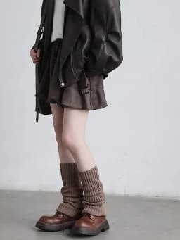 CHIC VEN Women Mini Skirts Casual Retro Flower Bud Suede Half Skirt High Waisted A-line Ladies Clothes Spring Autumn 2025