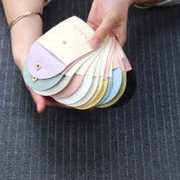 100pcs Soft Microfiber Jewellery Pouches Half Circle Snap Flap Custom Logo Suede Button Bag For Earring Ring Jewelry Packaging