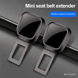 1/2pcs Car Seat Belt Extension Plug Buckle Seatbelt Clip Adjustable Extender For Tesla Jeep Renegade Car Safety Seatbelt Lock