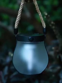 Outdoor Waterproof Solar Flame Lamp with Type-C Charging Simulation Flickering 3D Flame Solar Rope Hanging Light for Patio Decor
