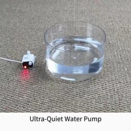 Water Pump for Pet Cat Water Fountain With 2 Filters-Motor Replacement for Cat Flowers Drinking Bowl Water Dispenser-Pet Product