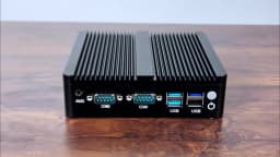 Intel N150 Mini Industrial PC 2x Serial Ports RS232 2x Gigabit Ethernet 2x HDMI 1xDP Support 3 Screens Display Win10/11 Linux