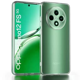 Soft Silicone Clear Phone Case For OPPO Reno 12 FS Shockproof Bumper Anti-Fingerprint Cover For OPPO Reno 12 F Phone Accessories
