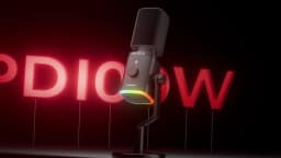 MAONO PD100W Wireless USB Dynamic Microphone Cardioid Microphone with One-Touch Mute Noise Reduction Custom RGB Light Real-Time Monitoring Microphone for PC Gaming Live Streaming Creator Podcast