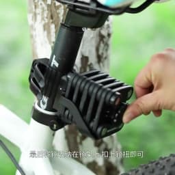 ROCKBROS Bike Lock With Keys Bicycle Lock High-Security Anti-Theft Portable Cycling Chain Lock With Mount Bracket Accessories