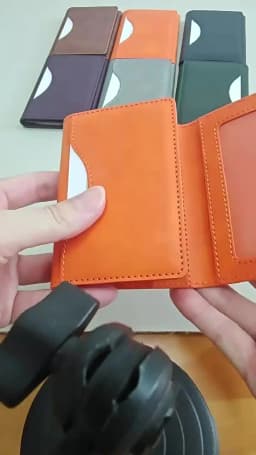 Magnetic Card Holder for iPhone 12-17 Series 3 in 1 Foldable Stand, Wallet ID Bank Card Thin Portable Travel Commute Accessory