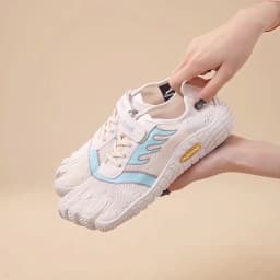 Mesh Five-Finger Athletic Shoes, Lightweight Design for Yoga, Functional Training & Indoor Adventures