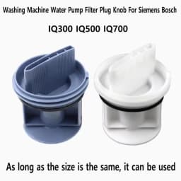 Washing Machine Water Pump Filter Plug Knob For Siemens Bosch IQ300 IQ500 IQ700 Drain Pump Filter Cover Drain Plug