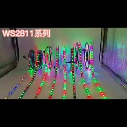 WS2811 Led Strip 30/48/60/72 Leds/m,10/16/20/24 pcs Ws2811 ic/meter,DC12V White/Black PCB, 2811 Addressable Digital Led Strip 5m