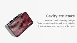 M-VAVE SP100 Guitar Amp: 9 Amp Voices/16 FX/Bluetooth Audio/Built-in Battery/Wireless Practice & Supports External Footswitch