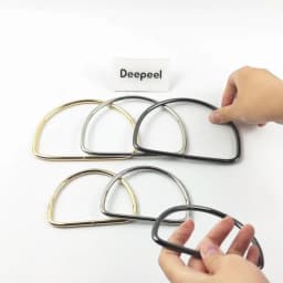 1-10Pcs D Ring Shape Metal Handles Replacement DIY Handbags Bags Purse for Making Women Bag Belt Hardware Accessories