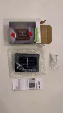 1~6pcs Solar Light Outdoor Up and Down Wall Washer Light Waterproof Solar Lamp Garden Street Balcony Yard Stairs Fence Decor