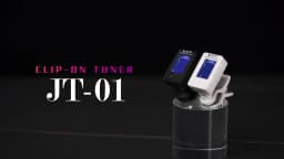 JOYO JT-01 Guitar Tuner 360 Degree Rotatable Digital LCD Screen Clip-on Tuner Chromatic Guitar Bass Violin Electronic Tuner