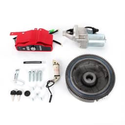 Electric Start Kit Flywheel Starter Motor Switch Ignition For Honda GX390 13HP Engines and Generators