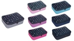 40 bottles nail polish storage bag, multi-color portable hand-held large cosmetic bag, holds up to 40 bottles (15 ml), nail dril