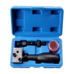 3/16 Inch Brake Tube Flaring Tool Set 45 Degree Double Flare SAE ISO Carbon Steel for Auto Repair DIY with Storage Box