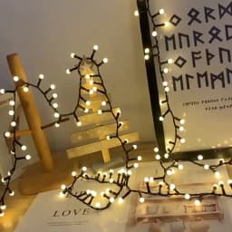 Waterproof LED Holiday Fairy String Light 8 Modes Christmas Round Ball Garden Garland Lights for Party Indoor Outdoor Decor