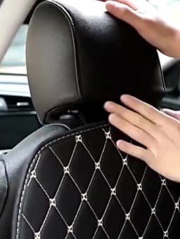 1Pc PU Leather Car Anti-Kick Mats Auto Seat Back Protector Cover For Children Kids Car Back Seat Anti-Dirty Pad Car Accessories