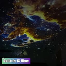 12 IN 1 Galaxy Star Projector with Meteor Ultra Clear Night Light Lamp Rotary Space Ball Planetarium Projector Lights for Kids G