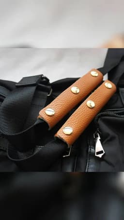 Soft Suitcase Grip Protective Luggage Bag Handle Wrap Leather Anti-stroke Stroller Shoulder Strap Pad Grip Cover Bag Accessories