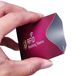 RFID Credit Card Protector Blocking Cardholder Sleeve Skin Case Covers Protection Bank Card Case Identity Theft Prevention Case