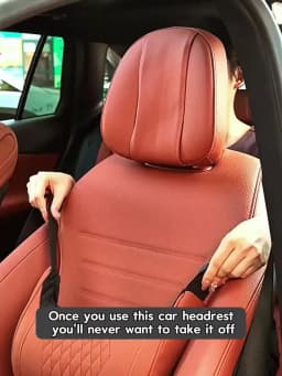 TazerApex Car Seat Headrest Universal Travel Rest 3D Neck Pillow Protect Neck Soft Fluffy Comfortable Neck Rest Car Accessories