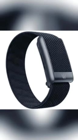 Whoop 5.0 Replacement Strap, Nylon Woven Elastic Sport Band with Metal Logo for ECG & Fitness Tracking