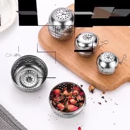 Stainless Steel Ball Tea Leaking Ball Tea Leaking Mesh Filter Tea Strainer Tea Maker With Rope Chain Kitchen Tools