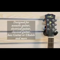 Guitar Wall Mount Hook Holder Racks Violin Hanger Stand Rack Bracket Display for Guitar Bass Skateboarding Easy To Install+Screw