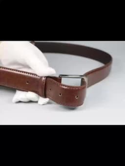 2pc Luxury Belt for Men PU Leather Belt Metal Pin Buckle High Quality Famous Brand Designer Waist Strap Belt for Jeans Plus Size