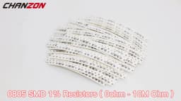 100Pcs/Lot 0805 1% High Precision SMD Resistor 0ohm 330 470 1K 39K 43K 47K 56K 62K 68K 75K 82K Ohm 1/8W Surface Mount Resistance