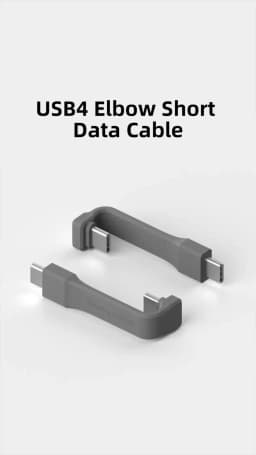 Hagibis Short USB C Cable 40Gbps USB4 Cable PD 240W Fast Charging for SSD iPhone 16 Power Bank USB DAC & AMP Headphone Amplifier